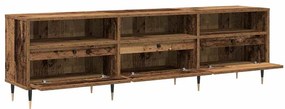 Armário de TV Madeira Antiga 150x30x44,5 cm Madeira engenheirada