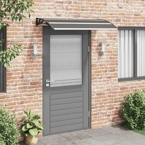 vidaXL Toldo para porta 150x75 cm PC preto