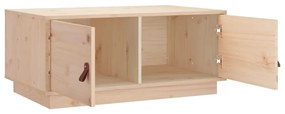 Mesa de centro 80x50x35 cm pinho maciço