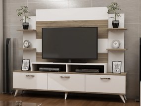 Unidade TV Diana – Branco e Nogueira – 180 cm x 143 cm x 30 cm