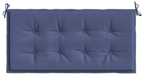 Almofadão p/ banco jardim 100x50x4cm tecido oxford azul-marinho