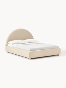 Cama estofada com arrumação Ebba