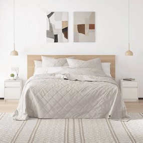 vidaXL Mesas de cabeceira 2 pcs 40x31x50 cm pinho maciço branco
