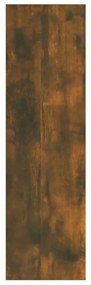 Prateleira parede 75x16x55 cm derivados madeira carvalho fumado