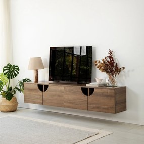 Móvel TV Grotte – Nogueira – 180 cm x 35 cm x 35 cm