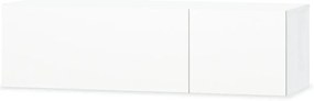 Móveis de TV em aglomerado 2 pcs 120x40x34 cm branco brilhante