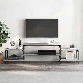 Móvel de TV 197x35x52 cm derivados de madeira cinzento sonoma