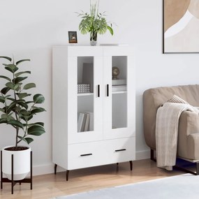 vidaXL Aparador alto 69,5x31x115 cm derivados de madeira branco