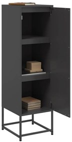 Aparador alto 36x39x123 cm aço preto