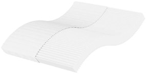 Colchão de espuma 120x220 cm dureza H2 H3 branco