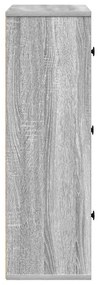 Estante 60x24x76,5 cm derivados de madeira cinzento sonoma