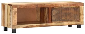 Móvel de TV 100x30x33 cm madeira recuperada maciça