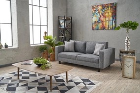 Sofá de 2 Lugares Kale – Cinzento – 180x83x91 cm
