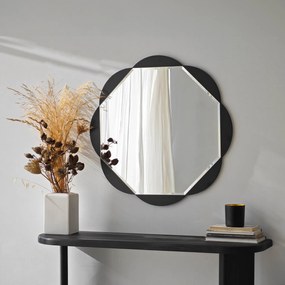 Espelho Fiore – Preto – 65 cm x 65 cm