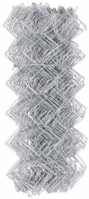 Cerca Prateado 10 x 0.8 m Aço Galvanizado