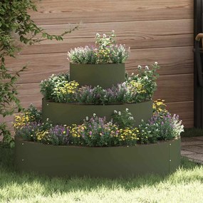 Vaso de Metal Aço/verde-azeitona Aço Ø 90 cm Modular