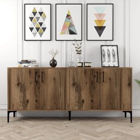 Console Kiev – Walnut – 180x78x35 cm