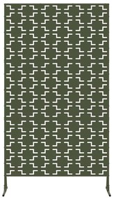 Tela de Privacidade Verde Azeitona 100x50x180 cm de Aço