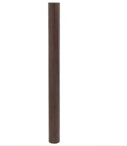Tapete retangular 80x300 cm bambu castanho-escuro