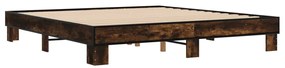 Estrutura de cama 180x200 cm derivados madeira/metal