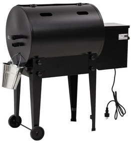 Grelhador a pellets 94 cm ferro preto