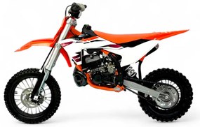 MINI MOTO PARA CRIANÇAS 50cc Roan 50XS 2 tempos 12/10"Laranja