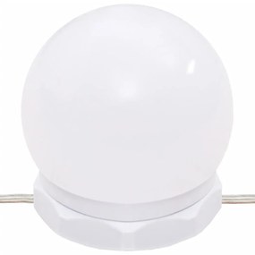Toucador com LEDs 86,5x35x136 cm sonoma cinza