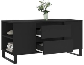 Mesa de centro 102x44,5x50 cm derivados de madeira preto