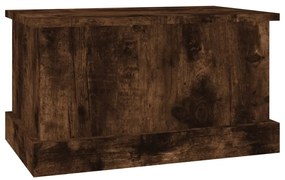 Caixa de arrumação 50x30x28 cm deriv. madeira carvalho fumado