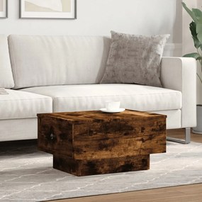 Mesa de centro 60x45x31 cm derivados de madeira carvalho fumado