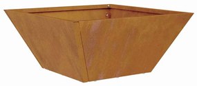 Jardineira em Forma de Bowl 35x35x15 cm de Aço Envelhecido da