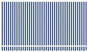 Toldo Retrátil Riscas Azul e Branco