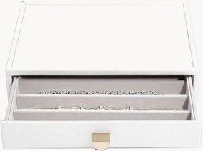 Caixa para joias Classic Pebble White