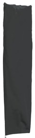 vidaXL Capa para guarda-sol de jardim 240x57/57 cm 420D oxford preto