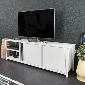 Suporte para TV Primrose – Branco – 160 cm x 35,3 cm x 50,8 cm
