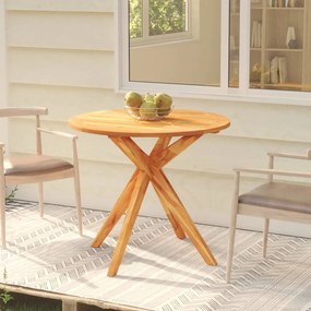 vidaXL Mesa de jardim 85x85x75 cm madeira de acácia maciça