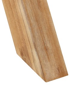 Mesa de jardim em fibra de cimento 200 x 100 cm branca OLBIA Beliani
