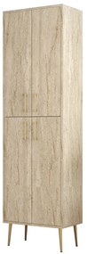 Armário Multiusos Berlin A – Travertino – 60 cm x 200 cm x 35 cm