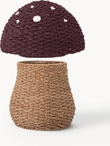 Cesto de arrumação com tampa pintado à mão Corintha