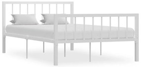 Estrutura de cama 120x200 cm metal branco