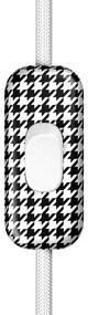 Interruptor unipolar em linha Creative Switch pied de poule