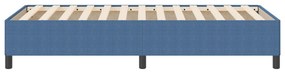 Estrutura de Cama vidaXL Azul 90x190 cm em Tecido Corduroy