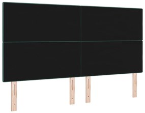 Cabeceira LED vidaXL Verde Escuro 90 cm Veludo