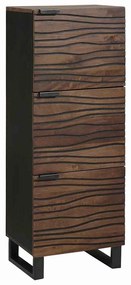Highboard Madeira de Nogueira Castanho 40 x 33.5 x 110 cm