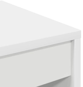 Mesa de Escrita Minimalista Branca Aglomerado de Partículas