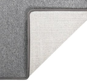 Tapete/passadeira 50x250 cm cinzento-escuro
