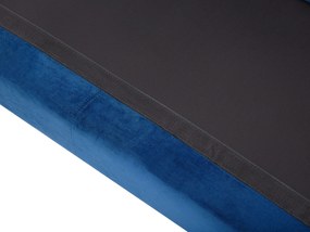 Sofá de canto em veludo azul escuro à direita  OSLO Beliani