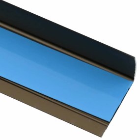 Perfis para degraus 10 pcs Castanho 67 cm Alumínio
