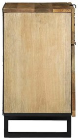 Guarda-roupa de cabeceira 50x33x60 cm em Madeira Sólida de Mangueira