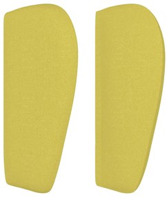 Cabeceira de cama c/ abas tecido 83x23x78/88 cm verde